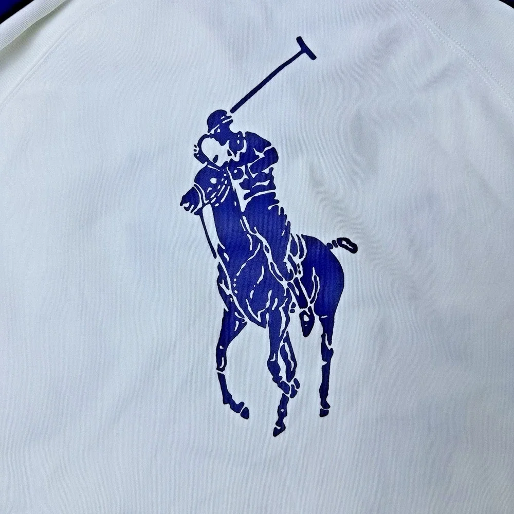 Ralph Lauren RLX Womens ‎ XL White Navy Full Zip Track Jacket US Open 2006 - Picture 11 of 14